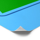 アラスカ・ジュノー州旗 ポスター (角)