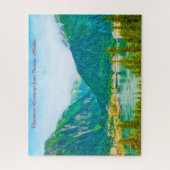 アラスカ・ジュノー・クリスマス・グリーティング ジグソーパズル (縦)