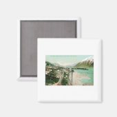 アラスカ，ジュノー マグネット (正面/裏面)