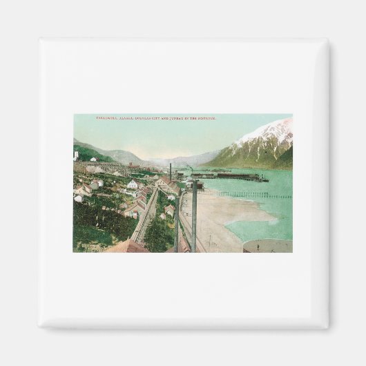 アラスカ，ジュノー マグネット (正面)