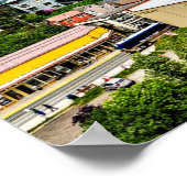 アラスカ、ジュノー、町の写真 ポスター (角)