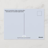 アラスカ・スカグウェイ ポストカード (裏面)