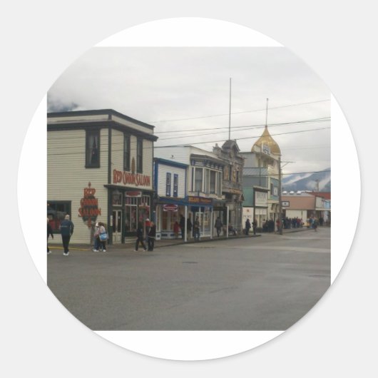 アラスカ・スカグウェイ ラウンドシール (正面)