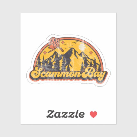 アラスカ・スカンモン湾 シール (シート)