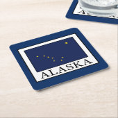 アラスカ スクエアペーパーコースター (アングル)