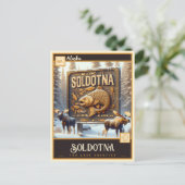 アラスカ，ソルドトナ |ヴィンテージはがき ポストカード (スタンド正面)