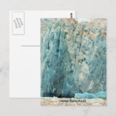 アラスカ，チェネガ氷河 ポストカード (正面/裏面)