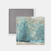 アラスカ，チェネガ氷河 マグネット (正面/裏面)