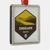 アラスカ，チュガック州パーク メタルオーナメント (右)