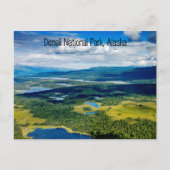 アラスカ，デナリ国立公園 ポストカード (正面)