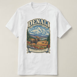 アラスカ デナリ国立公園 記念Tシャツ Tシャツ