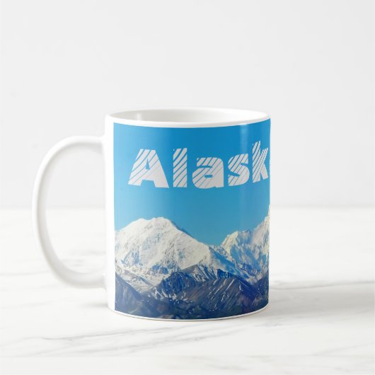 アラスカ デナリ コーヒーマグ 風景 お土産 コーヒーマグカップ (左)