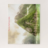 アラスカ トレイシー アーム フィヨルド ジュノー ジグソーパズル (縦)