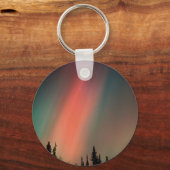 アラスカ、ノーザンライト、オーロラ・ボレリス キーホルダー (正面)