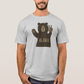 アラスカ・ピース・ベア Tシャツ (正面)
