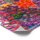 アラスカ・ファイアウィード・マット・ポスター ポスター (角)