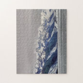 アラスカ・フィヨルド氷河の風景の写真 ジグソーパズル (縦)