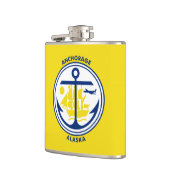 アラスカ・フラスコ・アンカレッジ国旗 フラスク (左)