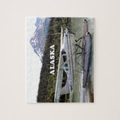 アラスカ:フロート飛行機、トレイルレイク3 ジグソーパズル (縦)