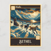 アラスカ・ベセル |ヴィンテージはがき ポストカード (正面)