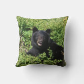 アラスカ – ベリーブッシュの黒熊 クッション (裏面)
