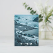 アラスカ，ホイッティエ ポストカード (スタンド正面)