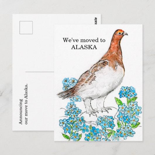 アラスカ ポストカード (正面/裏面)