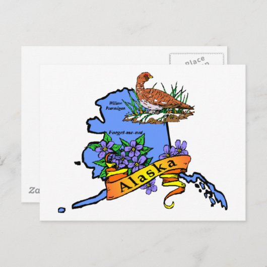 アラスカ ポストカード (正面/裏面)