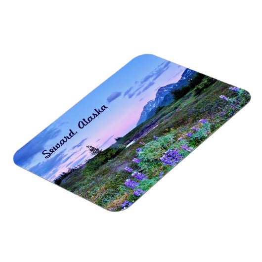 アラスカ・マグネット旅行のシーワード マグネット (左側)