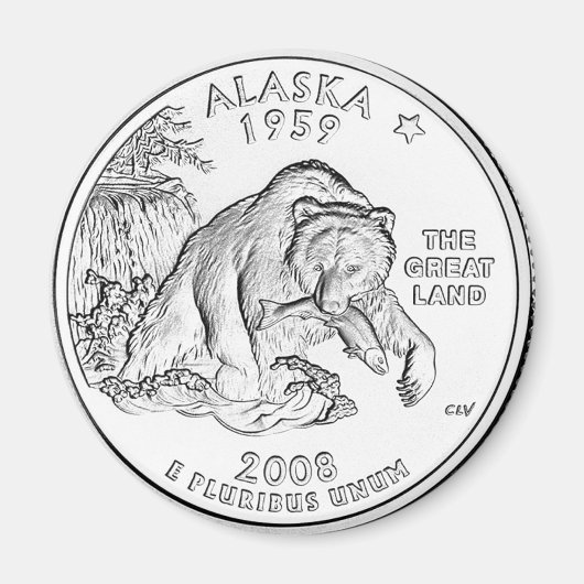 アラスカ マグネット (正面)