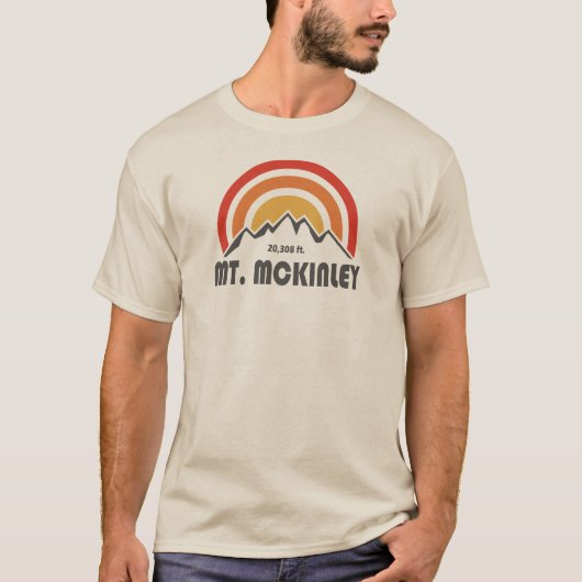 アラスカ マッキンリー山 Tシャツ (正面)