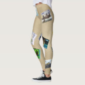 アラスカ・ムスコックス切手 レギンス (左)