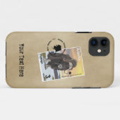 アラスカ・ムスコックス切手 Case-Mate iPhoneケース (裏面(横))