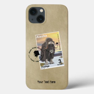 アラスカ・ムスコックス切手 iPhone 13ケース