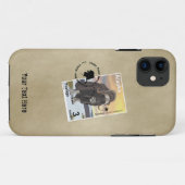アラスカ・ムスコックス切手 Case-Mate iPhoneケース (裏面(横))