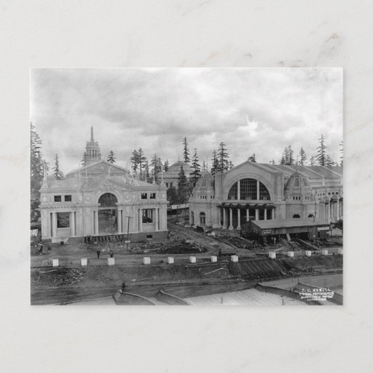 アラスカ・ユーコン環太平洋博覧会1908ヴィンテージ ポストカード (正面)