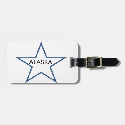 アラスカ ラゲッジタグ (正面横)