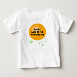 アラスカ・ランド・オブ・ミッドナイト・サン ベビーTシャツ