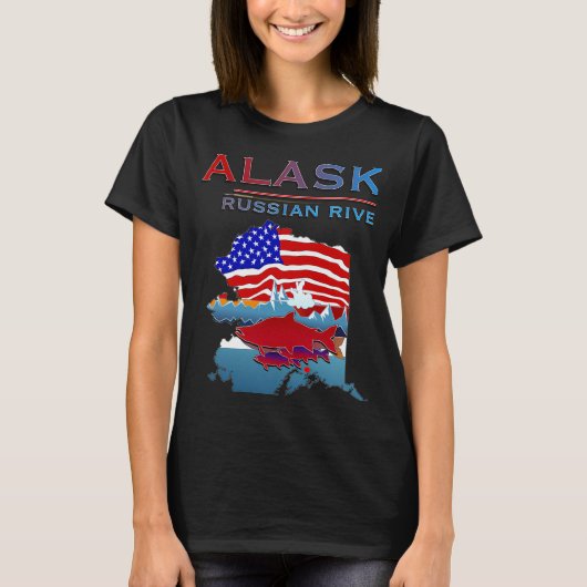 アラスカ ルシアンリバー II Tシャツ (正面)
