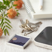 アラスカ·中谷山満月が昇る キーホルダー (側面)