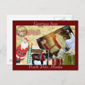 アラスカ、北極からの挨拶 ポストカード (正面/裏面)