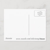 アラスカ、北極からの挨拶 ポストカード (裏面)