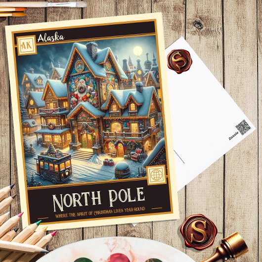 アラスカ，北極 |ヴィンテージはがき ポストカード