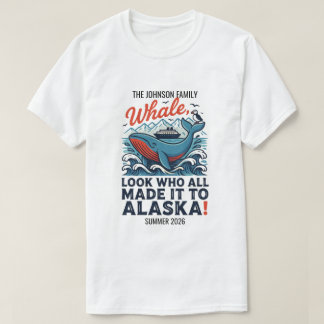 アラスカ 家族 クルーズ 旅行 カスタム グループ Tシャツ