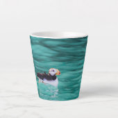 アラスカ、復活ベイのプフィン カフェラテマグ (正面)