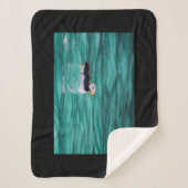 アラスカ、復活ベイのプフィン シェルパブランケット (正面)