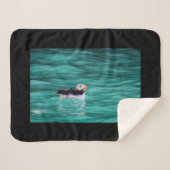 アラスカ、復活ベイのプフィン シェルパブランケット (正面(横))