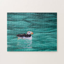 アラスカ、復活ベイのプフィン ジグソーパズル