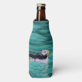 アラスカ、復活ベイのプフィン ボトルクーラー (ボトル正面)