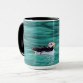 アラスカ、復活ベイのプフィン マグカップ (正面左)